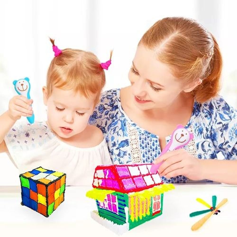 Uşaq üçün 3D qələm mavi - Görsel 3