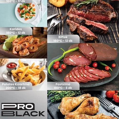 Air Fryer (fritoz) ProBlack P600 - Görsel 2