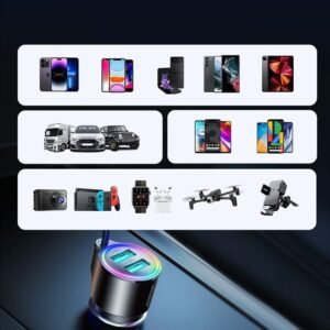 Alternative view of Avtomobil adapteri Joyroom JR-CL25 2USB 3in1 Lightning