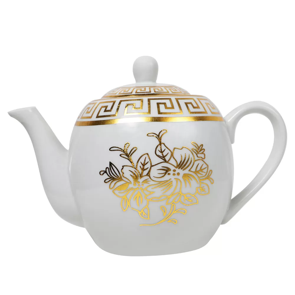 Çaynik FR-5485-7B (5485-7) dəm 7" 6 ədədli qızılı güllü versace