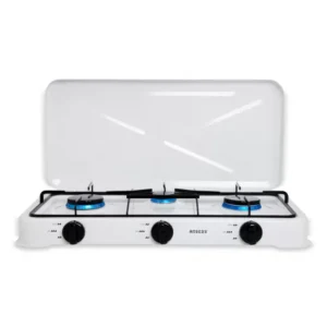 Qaz peçi Q-6405 3 gözlü ağ