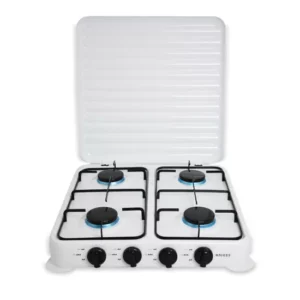 Qaz peçi Q-6410 4 gözlü ağ