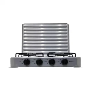 Alternative view of Qaz peçi Q-6410 4 gözlü Boz