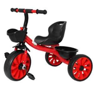 Velosiped ZJ-09 qırmızı 3 təkərli