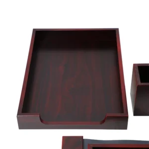 Alternative view of Masaüstü dəst A-8000 7 parça bordo