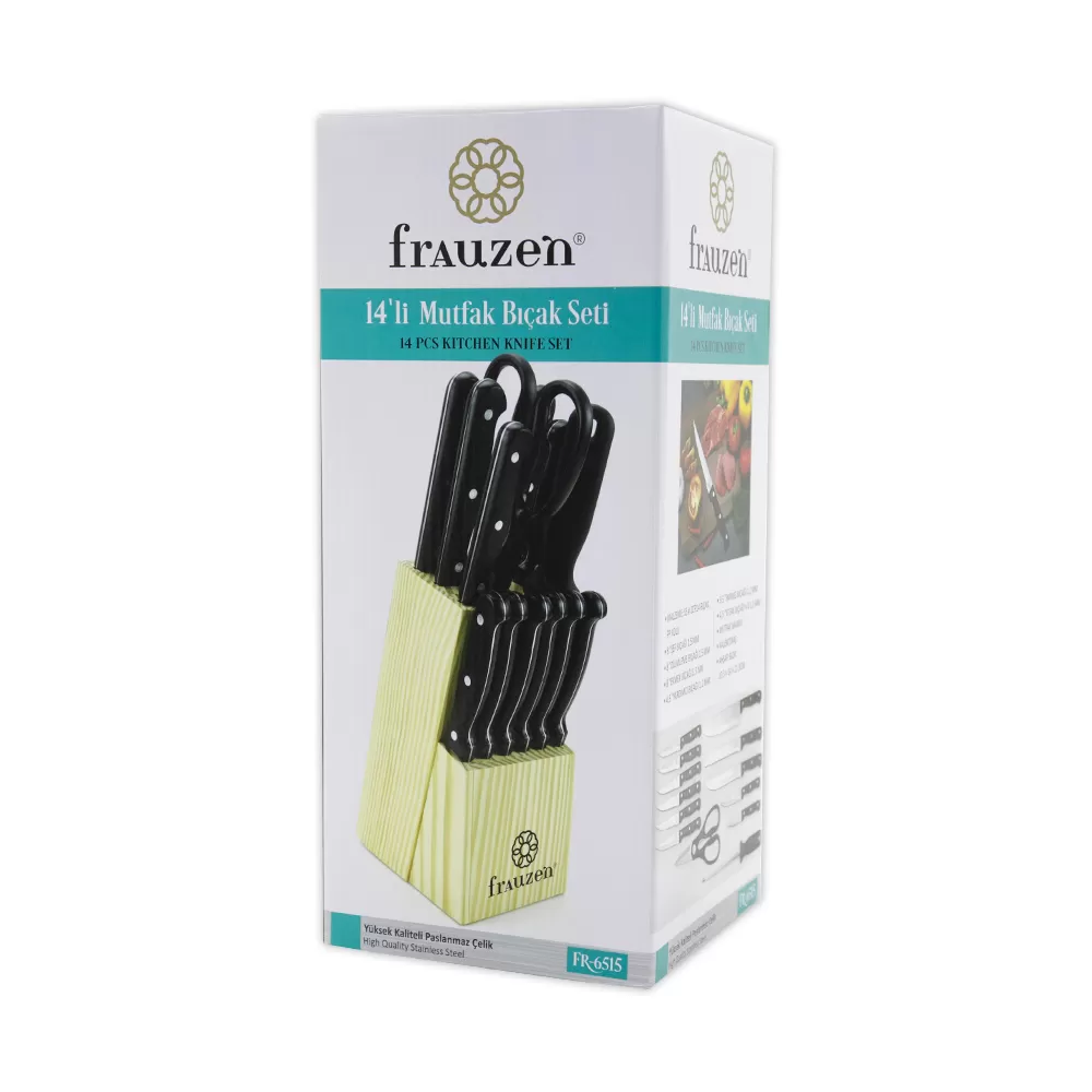 Bıçaq dəsti 14-lü FR-6515 Böyük - Görsel 5